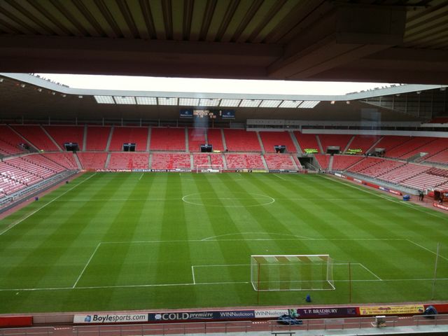 View fron inside the Black Cats bar - Stadium of Light